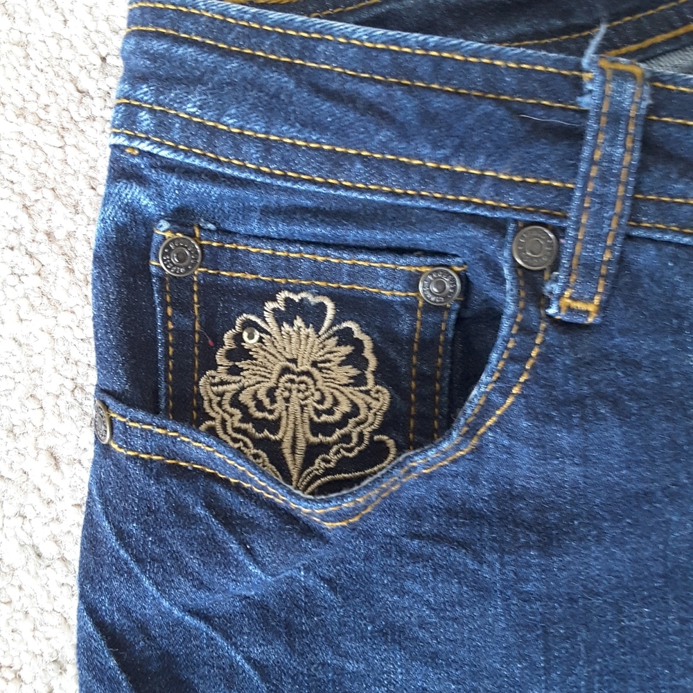 Jeans Georgiou Studio Dark Wash Straight Leg sz 8 - Picture 5 of 7